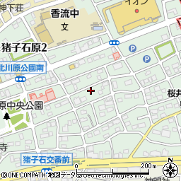愛知県名古屋市名東区猪子石原3丁目606周辺の地図