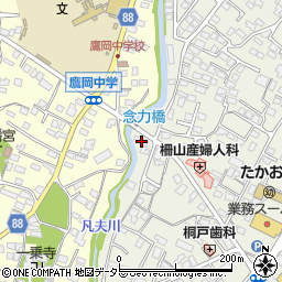 静岡県富士市厚原953-1周辺の地図