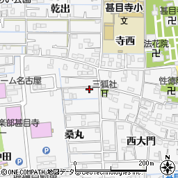 愛知県あま市甚目寺茶之木田周辺の地図
