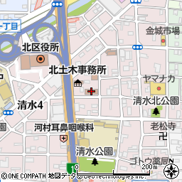 日本年金機構名古屋北年金事務所周辺の地図