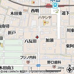 駅前飯店周辺の地図