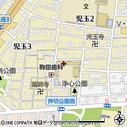 名古屋市立児玉小学校　トワイライトスクール周辺の地図