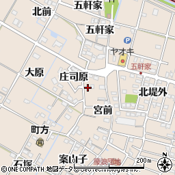 愛知県愛西市町方町大原53周辺の地図