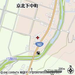 京都府京都市右京区京北下中町下河原25周辺の地図