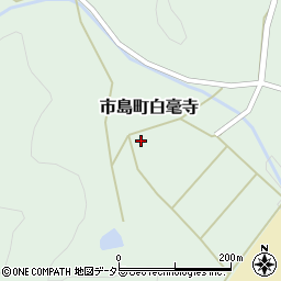 兵庫県丹波市市島町白毫寺85周辺の地図