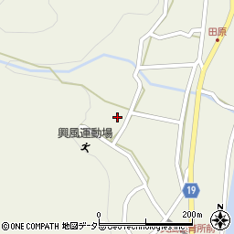 京都府南丹市日吉町田原当多治周辺の地図
