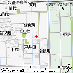 愛知県あま市木折宮新規46周辺の地図
