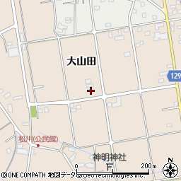 愛知県愛西市町方町大山田64周辺の地図