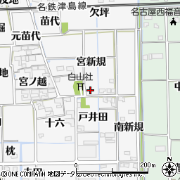 愛知県あま市木折宮新規周辺の地図