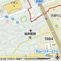 愛知県名古屋市名東区猪子石原3丁目2527周辺の地図