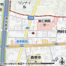 ジュネス篠田周辺の地図