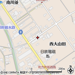 愛知県愛西市町方町西大山田60周辺の地図
