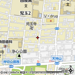 浅井三誠堂治療院周辺の地図