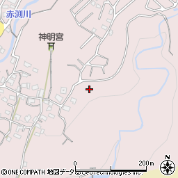 静岡県富士市鵜無ケ淵周辺の地図