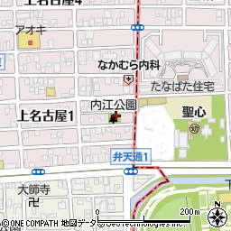 内江公園周辺の地図