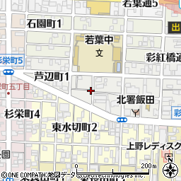 愛知県名古屋市北区芦辺町周辺の地図