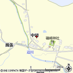 愛知県豊田市迫町中切周辺の地図