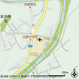 富士宮市立内房小学校周辺の地図