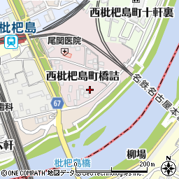 愛知県清須市西枇杷島町橋詰46周辺の地図