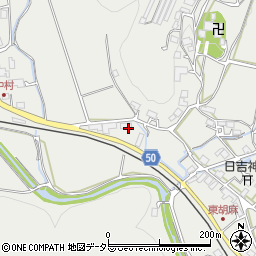 京都府南丹市日吉町胡麻古津周辺の地図