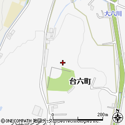 愛知県瀬戸市台六町309周辺の地図