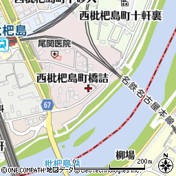 愛知県清須市西枇杷島町橋詰33周辺の地図