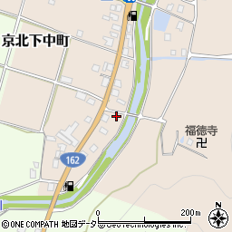京都府京都市右京区京北下中町下河原20周辺の地図