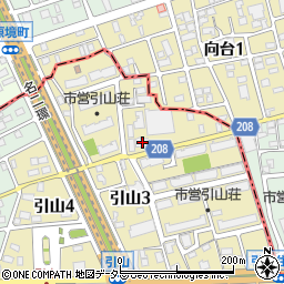 愛知県名古屋市名東区引山3丁目583周辺の地図