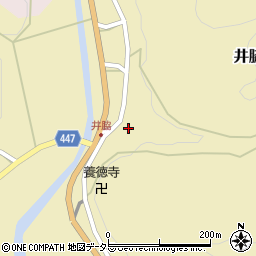 京都府京丹波町（船井郡）井脇（坪井谷）周辺の地図