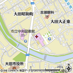 大田市社会福祉協議会周辺の地図