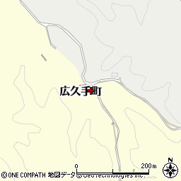 愛知県瀬戸市広久手町周辺の地図