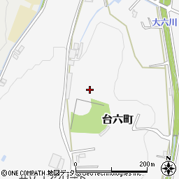 愛知県瀬戸市台六町310周辺の地図