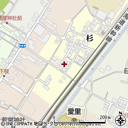 滋賀県犬上郡豊郷町杉24周辺の地図