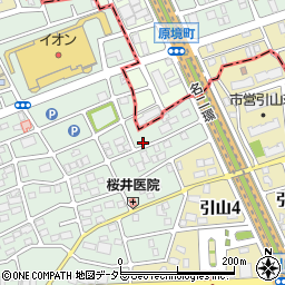 愛知県名古屋市名東区猪子石原3丁目2413周辺の地図