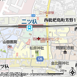 愛知県清須市西枇杷島町大野周辺の地図