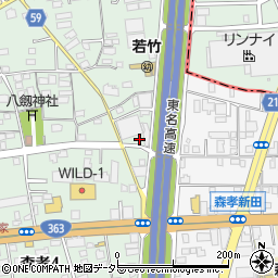 株式会社萱場倉庫本社周辺の地図