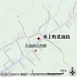 兵庫県丹波市氷上町北油良周辺の地図