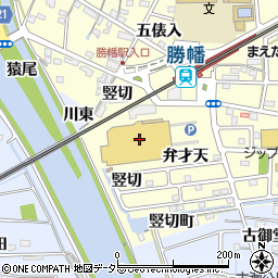 大垣共立銀行ＭＥＧＡドン・キホーテＵＮＹ勝幡店 ＡＴＭ周辺の地図