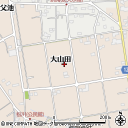 愛知県愛西市町方町大山田周辺の地図