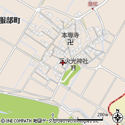 滋賀県彦根市服部町213周辺の地図