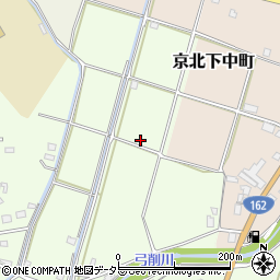 京都府京都市右京区京北下弓削町町田周辺の地図