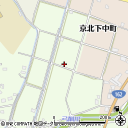 京都府京都市右京区京北下弓削町（町田）周辺の地図