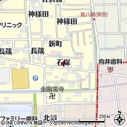 愛知県愛西市勝幡町石塚周辺の地図