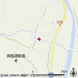 京都府南丹市日吉町田原（中垣内）周辺の地図