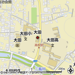 大田周辺の地図