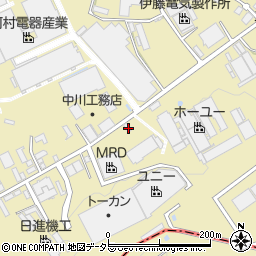 愛知県瀬戸市山の田町103周辺の地図