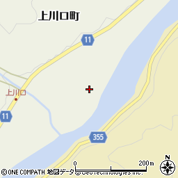 愛知県豊田市上川口町神田周辺の地図