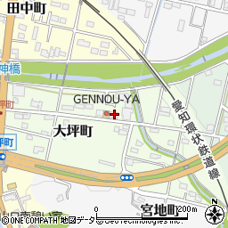 愛知県瀬戸市大坪町119周辺の地図