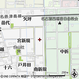 愛知県あま市木折壱町地周辺の地図