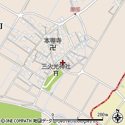 滋賀県彦根市服部町315周辺の地図